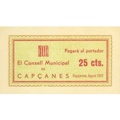 25 Céntimos Capçanes