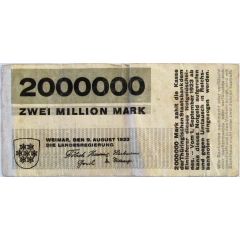 2 000 000 Mark Thüringische Staatsbank