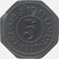 5 Pfennig - Rastatt