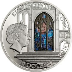 10 Dollars - Elizabeth II Washington Cathedral