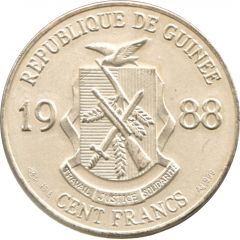 100 Francs Guinéens 1992 Summer Olympic Games