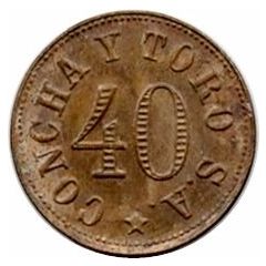 40 Centavos Concha y Toro S.A.