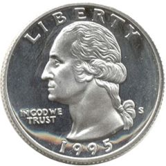 1/4 Dollar `Washington Quarter` Silver Proof Issue