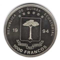 1000 Francos CFA 1994 World Cup USA