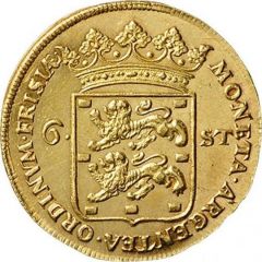 6 Stuivers `Rijderschelling` Gold