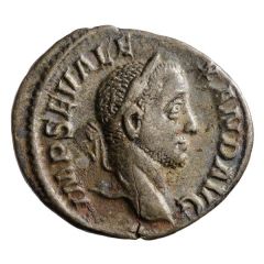 Denarius - Severus Alexander P M TR P VII COS II P P, Mars