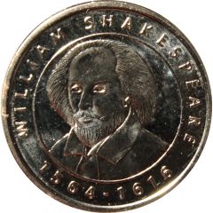 Token - I Grandi Protagonisti del Millennio William Shakespeare