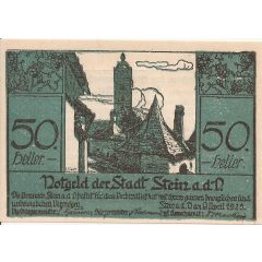 50 Heller Stein an der Donau