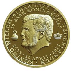 Medal - Willem-Alexander 10th Anniversary King of the Netherlands
