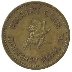 Game Token - Pirates Cove Monterey Park, California