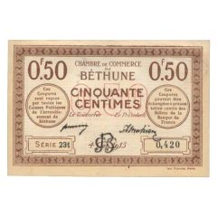 50 Centimes - Chambre de Commerce de Béthune 62