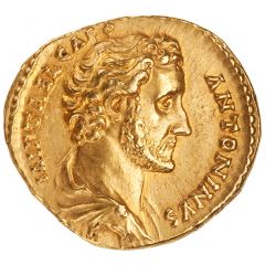 Aureus - Lucius Aelius TRIB POT COS II, Pietas