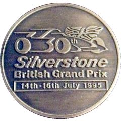 Medal - 30th Anniversary Silverstone Grand Prix