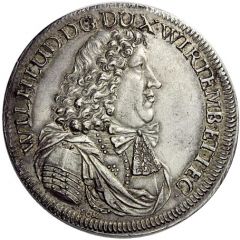 1 Thaler - William Louis Death