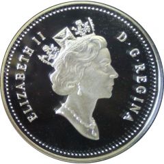 50 Cents - Elizabeth II 3rd portrait, Silver Proof Issue