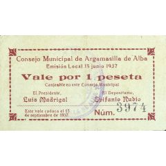 1 Peseta Argamasilla de Alba