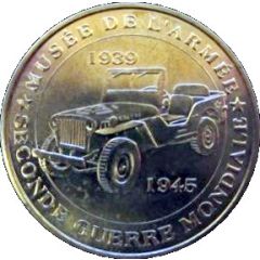 Monnaie de Paris Tourist Token - Musée de l`Armée Seconde Guerre mondiale
