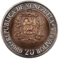 20 Bolívares Pattern