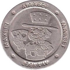 Game Token - Maxbet Jack Pot white