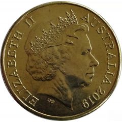 1 Dollar - Elizabeth II 4th Portrait - The Great Aussie Coin Hunt - Letter F