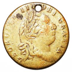 Spade Half Guinea Gaming Token - George III Charles Peverelle, Birmingham
