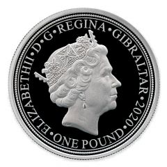 1 Pound - Elizabeth II Ravenclaw Crest