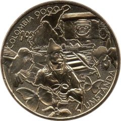 Tourist token - Monnaie de Paris - Umstanda - Colombia 9000
