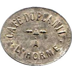 12 1/2 Centimes - Café Duplanil - L`Horme [42]