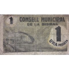 1 Peseta La Bisbal d`Empordà