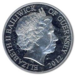 5 Pounds - Elizabeth II Royal Navy, Silver Proof