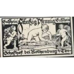 50 Pfennig Fritz Merbach, Schafhof
