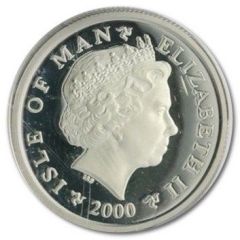 1 Pound - Elizabeth II Triskelion with bells, Silver Proof