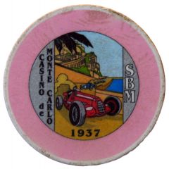 Jeton de roulette - Casino de Monte-Carlo