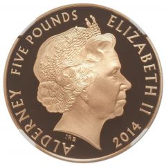 5 Pounds - Elizabeth II Destiny to Dynasty, Gold Proof