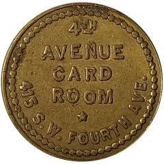 5 Cents - 4th Avenue Card Room Portland, Oregon