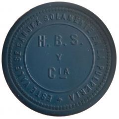 1 Peso - H.B.S y Cia.