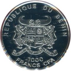 1000 Francs CFA Red Dragon