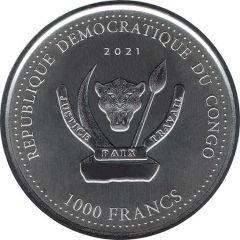 1000 Francs Shoebill Stork
