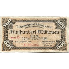 500 000 000 Mark Bergwerksgesellschaft Hibernia