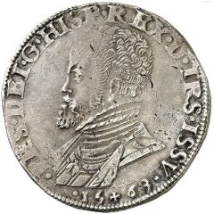 1/2 Daalder `1/2 Philipsdaalder` - Philip II
