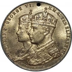 Medal - George VI and Elizabeth Coronation 1937