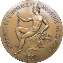 Médaille - Nantes - Chambre de commerce et d`industrie - 1803
