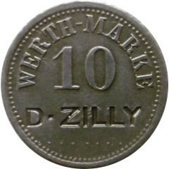 10 Pfennig - Zilly D - Zilly