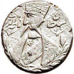 1/2 Qiran - Nāṣer al-Dīn Qājār Qazvīn mint