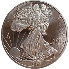 1 Ounce - American Titanium Eagle New Reverse
