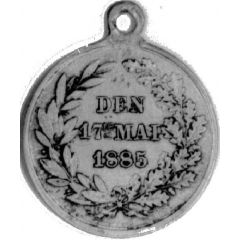 Medal - 17. Mai 1885 Krans