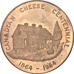 Medal - Canadian Cheese Centennial Norwich, Ontario