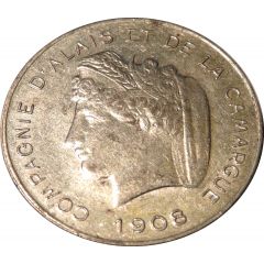 10 Centimes - Compagnie d`alais et de la camague Monetary trial