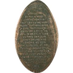 Elongated Token - The Lord`s Prayer