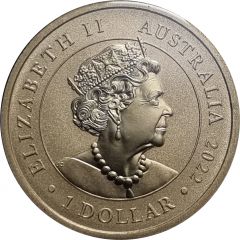 1 Dollar - Elizabeth II 6th Portrait - Budgerigars